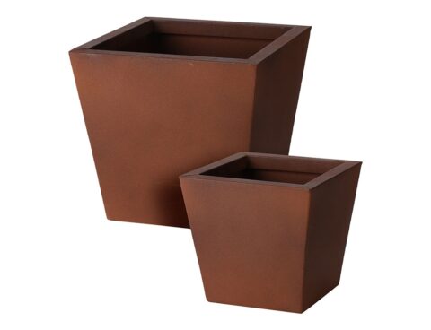 Διακόσμηση & Οργάνωση Μπαλκονιού Planter Metal Square Shape Fz1001020