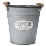 Διακόσμηση & Οργάνωση Μπαλκονιού Planter Zinc Green 26X26Cm Fz3000660