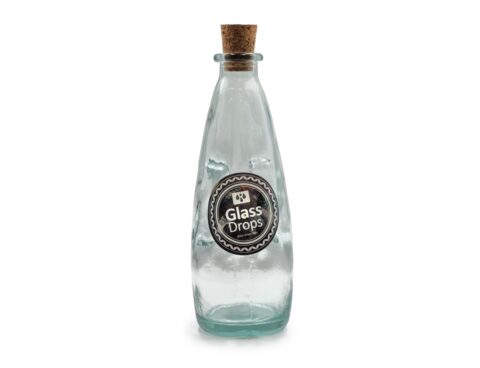 Διακόσμηση Σε Γυάλινο Design Bazo Glass Drops Sac Me Πωμα 300Cc 18Cm