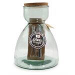 Διακόσμηση Σε Γυάλινο Design Bottle Glass Drops Green Terrarium Me Εργαλεια 34