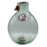 Διακόσμηση Σε Γυάλινο Design Bottle Glass Drops Green Terrarium Me Εργαλεια 46C