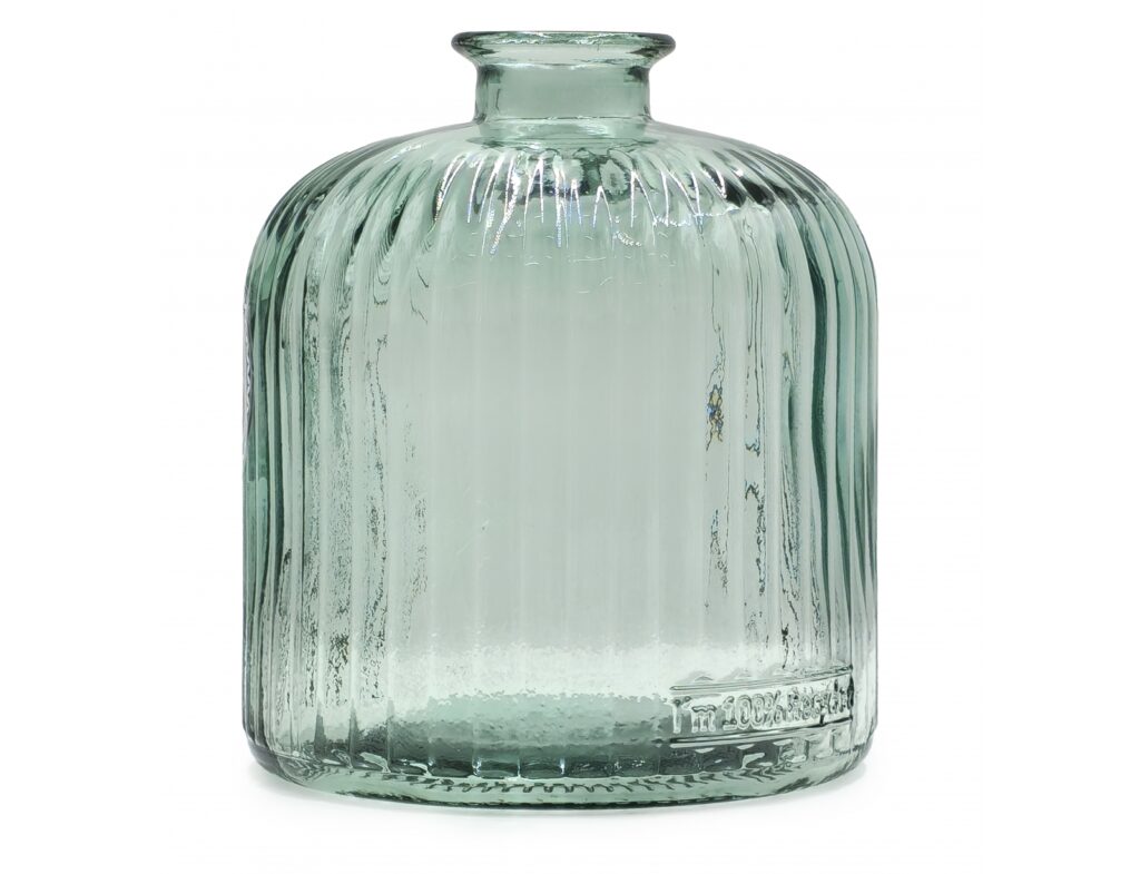 Διακόσμηση Σε Γυάλινο Design Διακοσμητικο Bazo Glass Drops Daroca Stripe 18Cm N