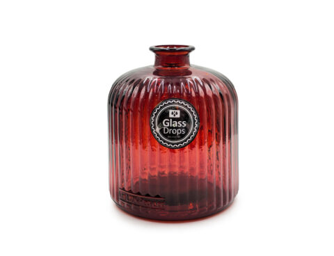 Διακόσμηση Σε Γυάλινο Design Διακοσμητικο Bazo Glass Drops Daroca Stripe 18Cm T