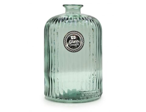 Διακόσμηση Σε Γυάλινο Design Διακοσμητικο Bazo Glass Drops Daroca Stripe 23Cm N