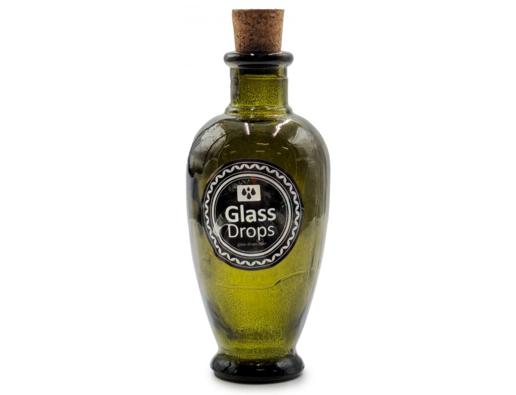 Διακόσμηση Σε Γυάλινο Design Διακοσμητικο Μπουκαλι Glass Drops Castilla Me Πωμα