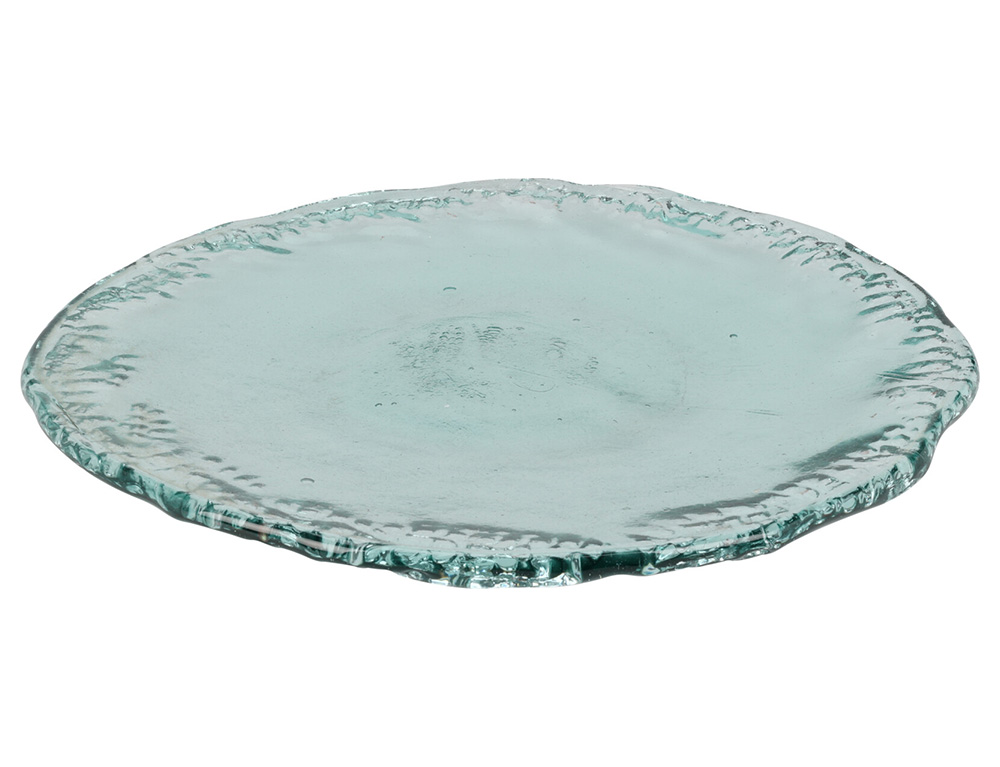 Διακόσμηση Σε Γυάλινο Design Plate Glass Recycled Dia 38Cm 040000620