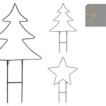 Διακοσμητικά Φωτεινά Στοιχεία Groundpin Xmas Figure 2Ass Amz111020