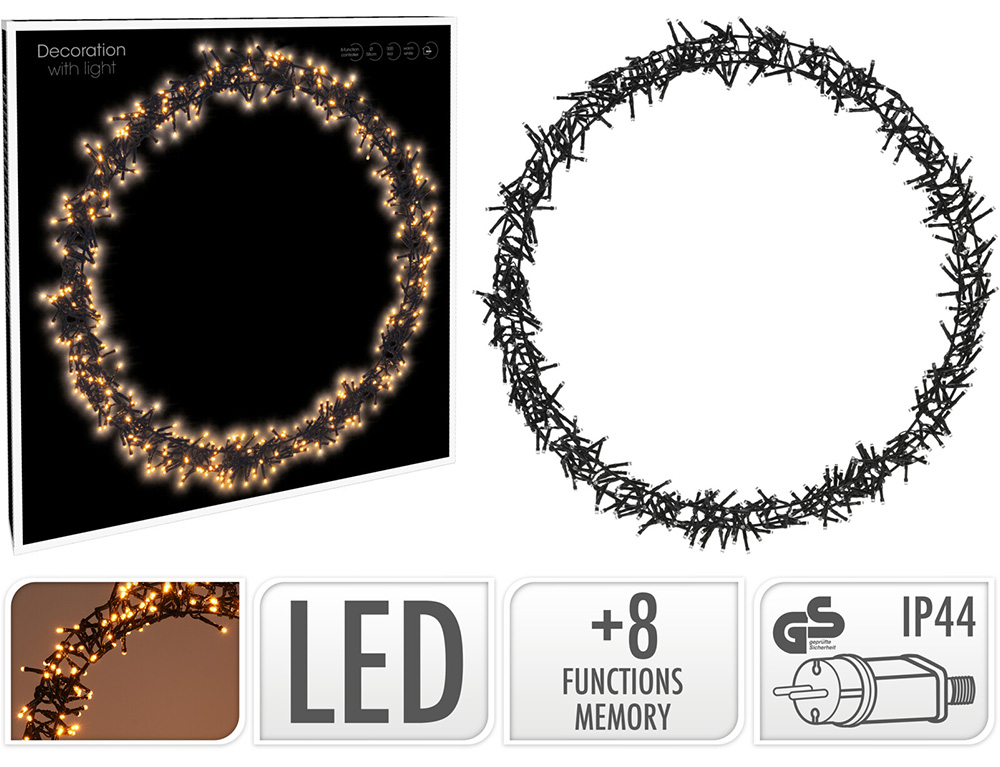 Διακοσμητικά Φωτεινά Στοιχεία Ring 58Cm 500Led E. Warm White Ax8107020