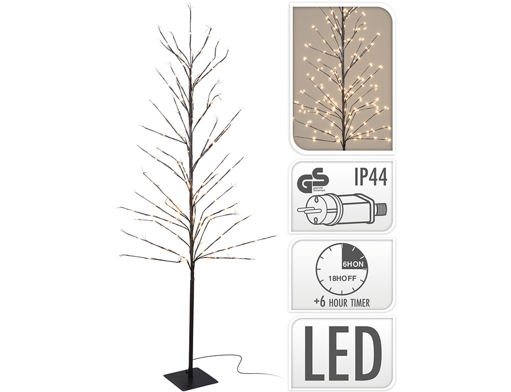 Διακοσμητικά Φωτεινά Στοιχεία Tree 480Led Warm White 180Cm Ax5306340