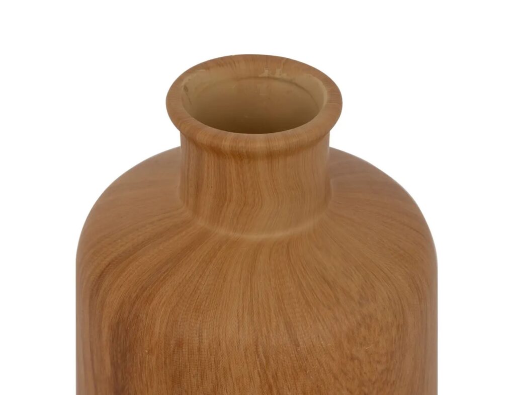 Διακόσμητικά Στοιχεία Crmc Vase Wood Sao H17.5
