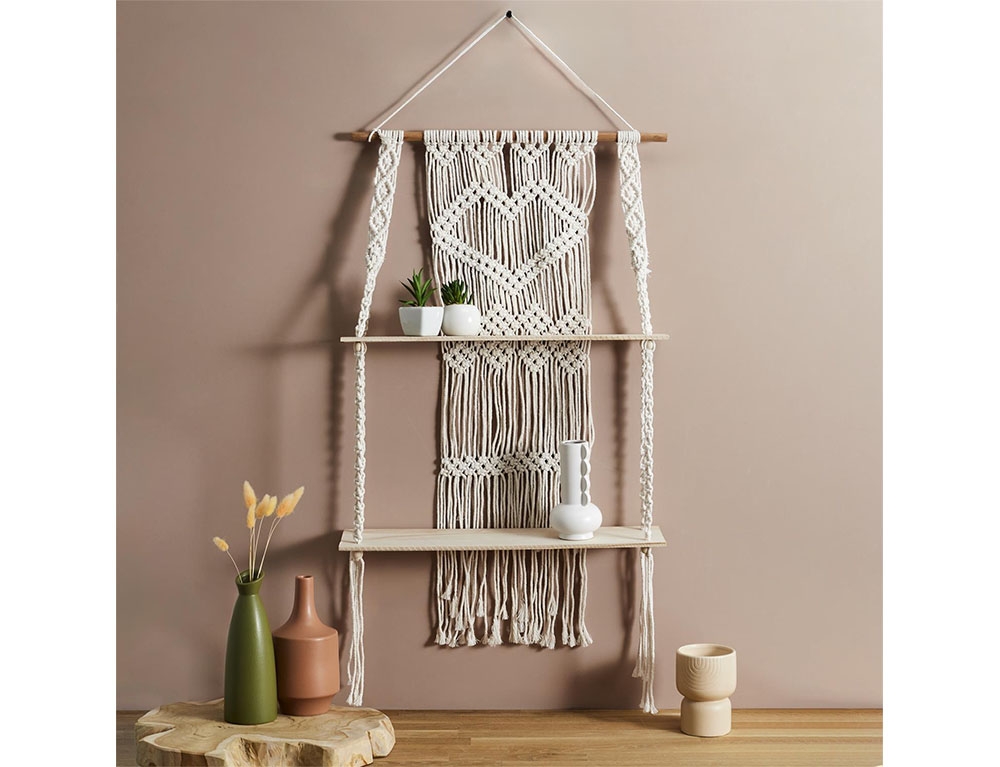 Διακόσμητικά Στοιχεία Etagere Deco Double Boho M6 Hd0178