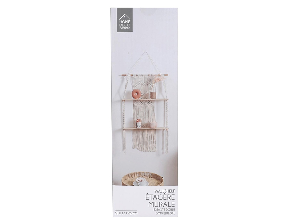 Διακόσμητικά Στοιχεία Etagere Deco Double Boho M6 Hd0178