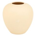 Διακόσμητικά Στοιχεία Vase Crmq Boule Rily Beige H22