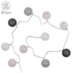 Διακοσμητικές Γιρλάντες Led 10 Led Ball String Lights Greypink Shades La10067