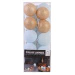 Διακοσμητικές Γιρλάντες Led 20 Led Ball String Lights Golden Blue Shades La100