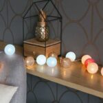 Διακοσμητικές Γιρλάντες Led 20 Led Ball String Lights Golden Blue Shades La100