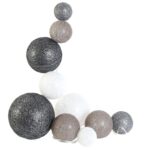 Διακοσμητικές Γιρλάντες Led Grey Multisize 10 Led Garland 100Cm La10297