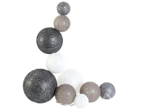 Διακοσμητικές Γιρλάντες Led Grey Multisize 10 Led Garland 100Cm La10297