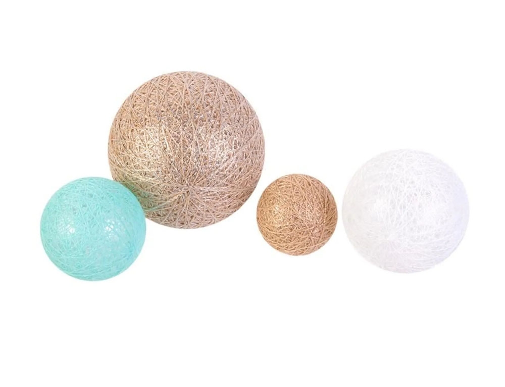 Διακοσμητικές Γιρλάντες Led Multisize Ball String Lights Bluebeige 100Cm La102