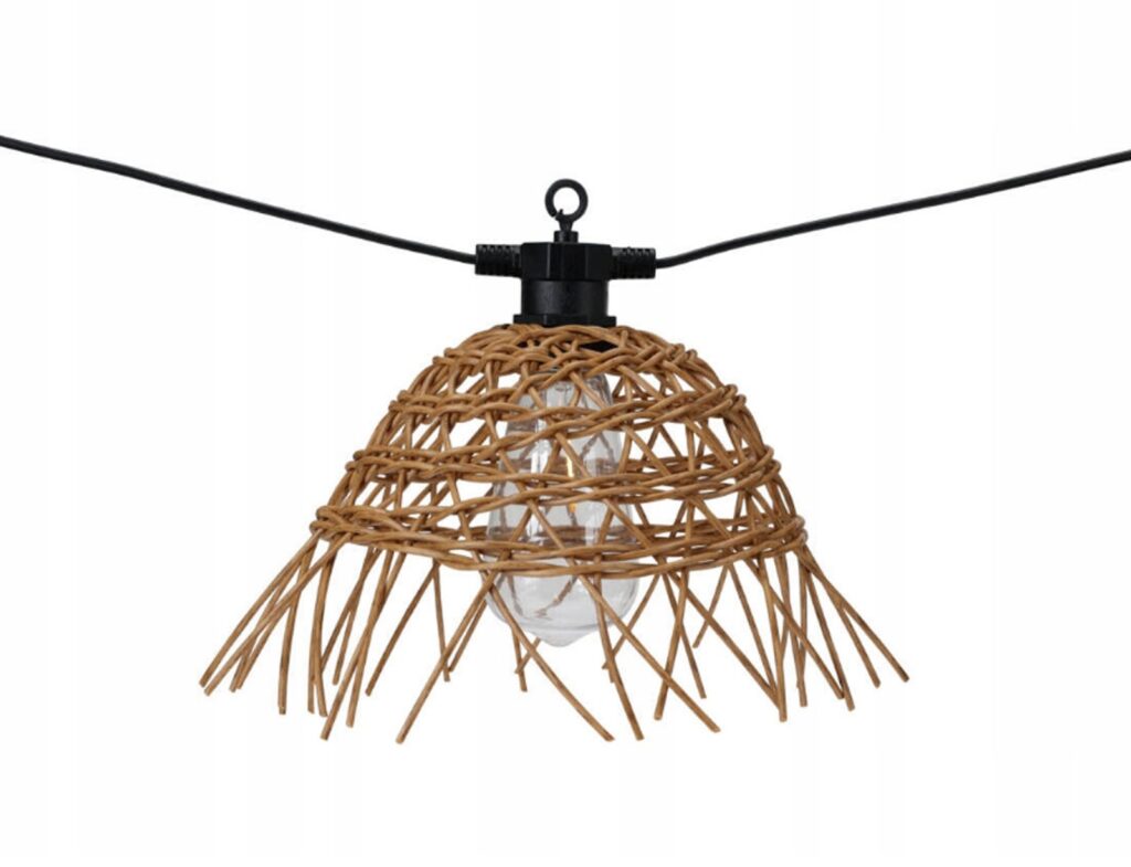 Διακοσμητικές Γιρλάντες Led Party Lights 6 Lamps Pe Rattan Le2100380