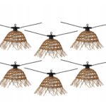 Διακοσμητικές Γιρλάντες Led Party Lights 6 Lamps Pe Rattan Le2100380