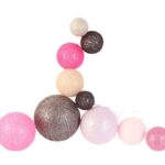 Διακοσμητικές Γιρλάντες Led Pink Multisize 10 Led Garland 100Cm La10298