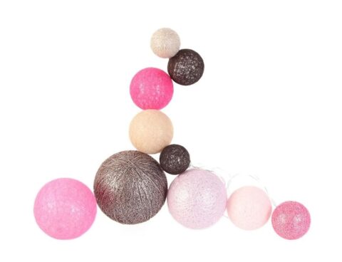 Διακοσμητικές Γιρλάντες Led Pink Multisize 10 Led Garland 100Cm La10298
