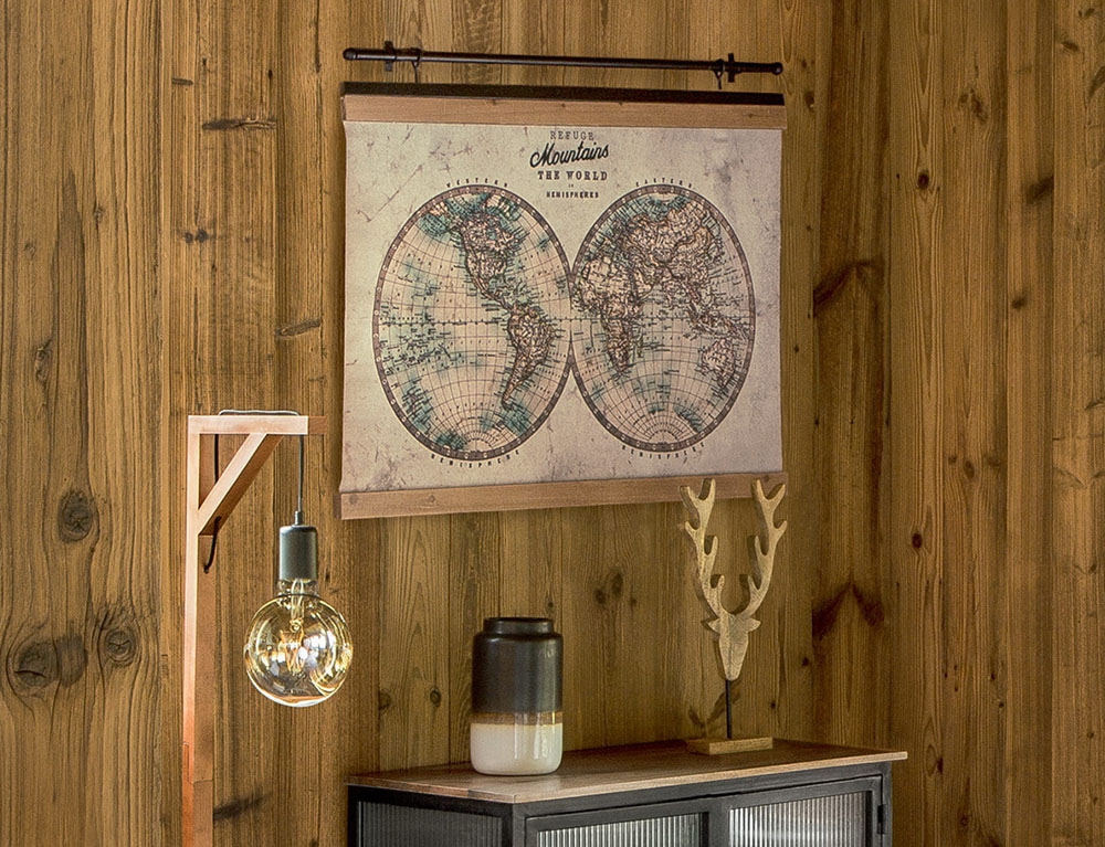 Διακοσμητικοί Πίνακες Hang Canvas World Wild 100X78 182112