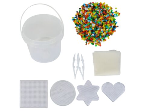 Δημιουργική Απασχόληση Bucket Of Ironing Beads 5000 Pcs 12 Colors Wper217
