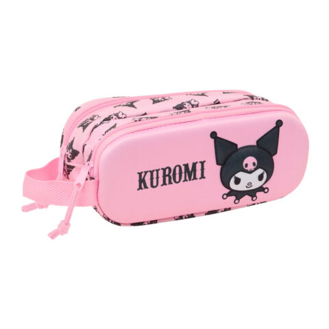 Διπλή Κασετίνα Kuromi Ροζ 21 x 8 x 6 cm