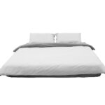 Διπλή Παπλωματοθήκη & 2 Μαξιλαροθήκες Heinner Home Hr-3Bed-Gry