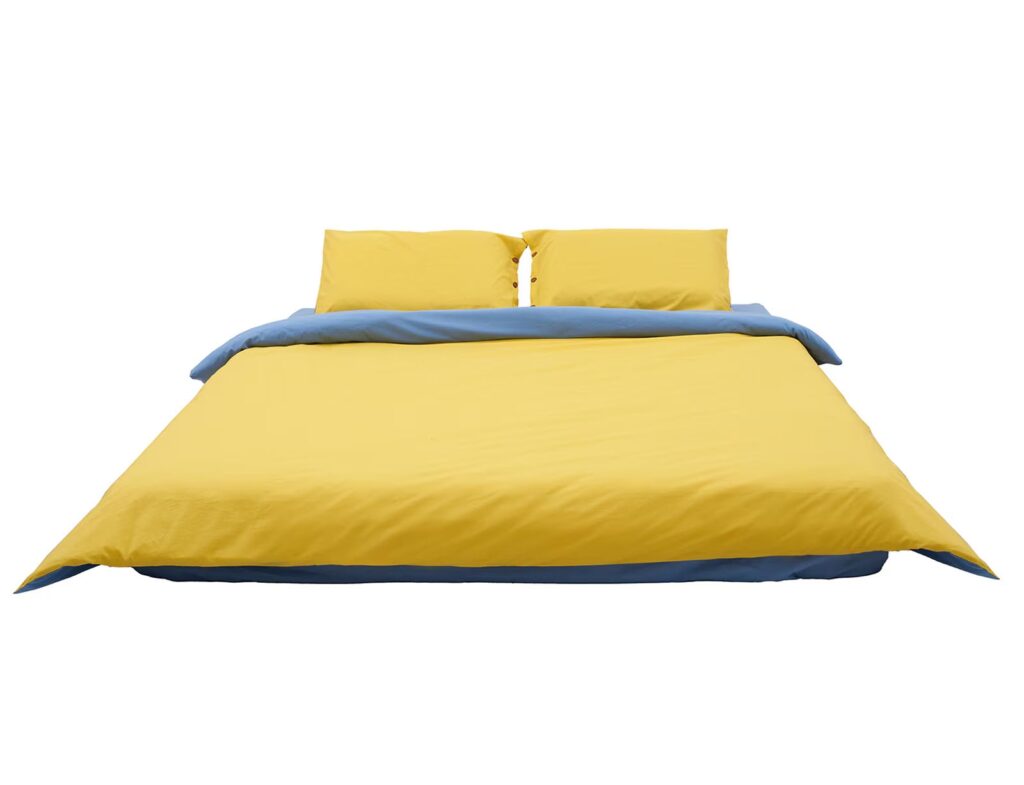 Διπλή Παπλωματοθήκη & 2 Μαξιλαροθήκες Heinner Home Hr-3Bed-Ylw