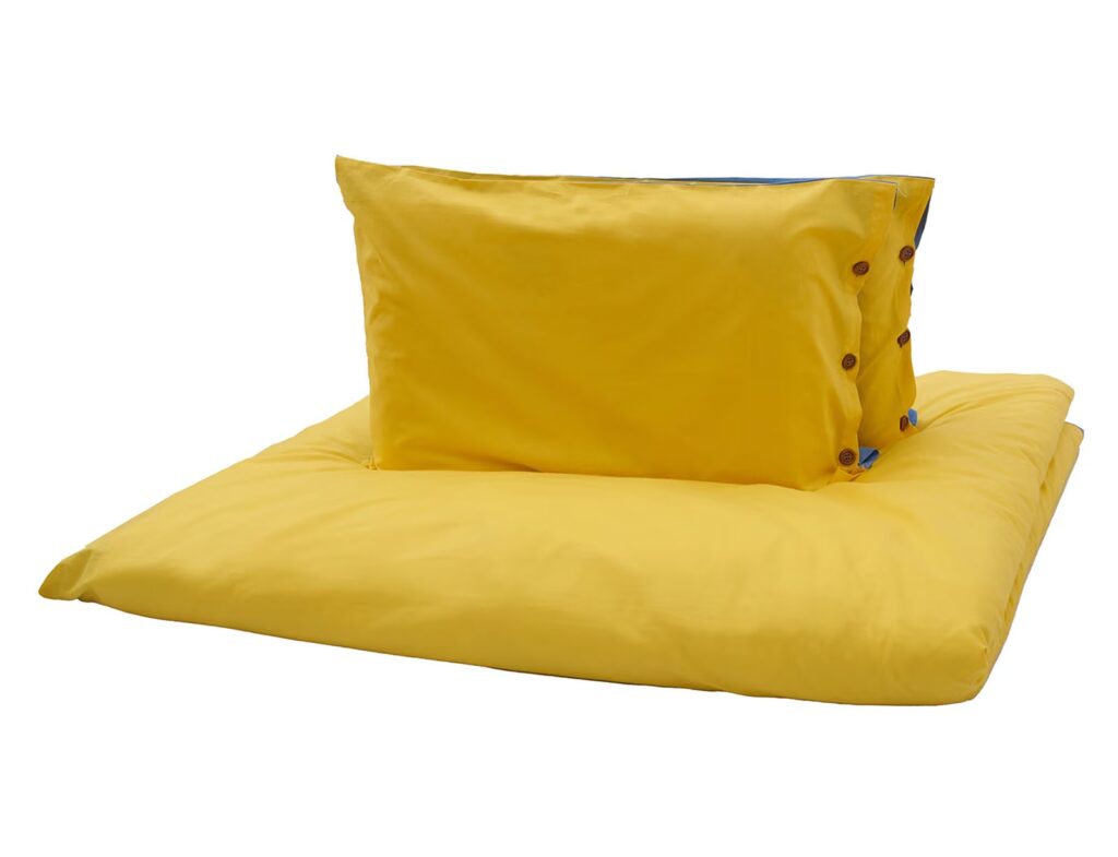 Διπλή Παπλωματοθήκη & 2 Μαξιλαροθήκες Heinner Home Hr-3Bed-Ylw