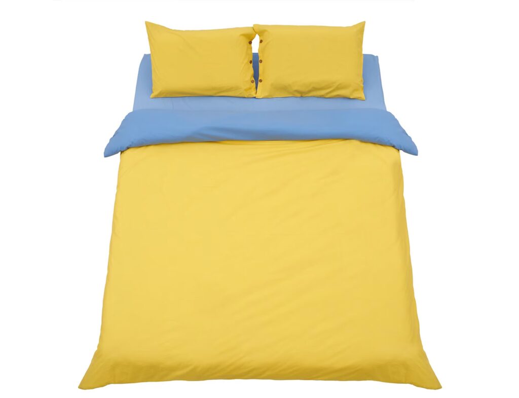 Διπλή Παπλωματοθήκη & 2 Μαξιλαροθήκες Heinner Home Hr-3Bed-Ylw