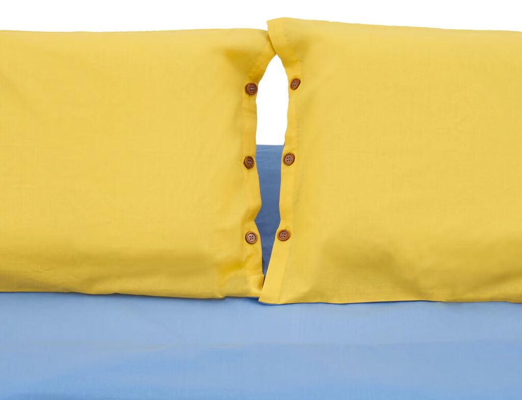 Διπλή Παπλωματοθήκη & 2 Μαξιλαροθήκες Heinner Home Hr-3Bed-Ylw