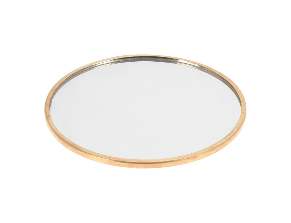 Δίσκοι Deco Plate Mirror 10Cm Gold 2Ass Acc681490