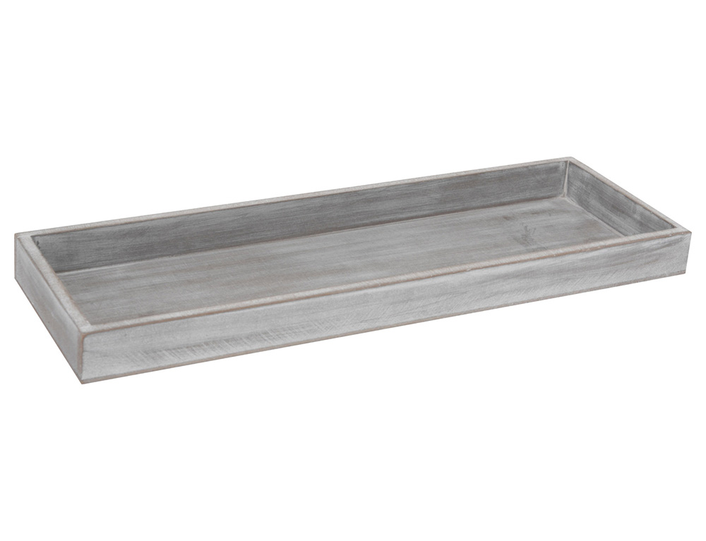 Δίσκοι Deco Tray 14X40Cm Grey Wash Acc670600