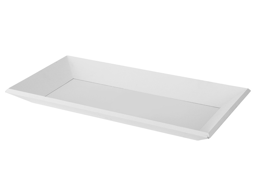 Δίσκοι Deco Tray 40X20Cm White Acc670730