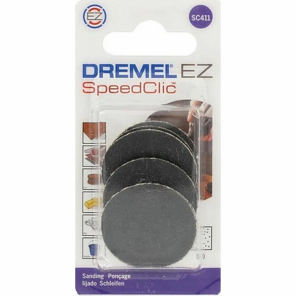 Δίσκοι γυαλόχαρτου Dremel SC411 Ez Speedclick Πολυεργαλείο (x6)