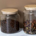 Δοχεία Τροφίμων Bocal De Conservation Verre Couvercle Bois 1.9L M4