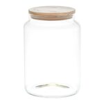 Δοχεία Τροφίμων Bocal De Conservation Verre Couvercle Bois 2.9L M4