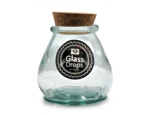 Δοχεία Τροφίμων Δοχειο Glass Drops Sac Me Πωμα Φελλου 380Cc 10Cm
