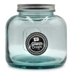 Δοχεία Τροφίμων Δοχειο Me Καπακι Glass Drops Storage 1,5L 15Cm