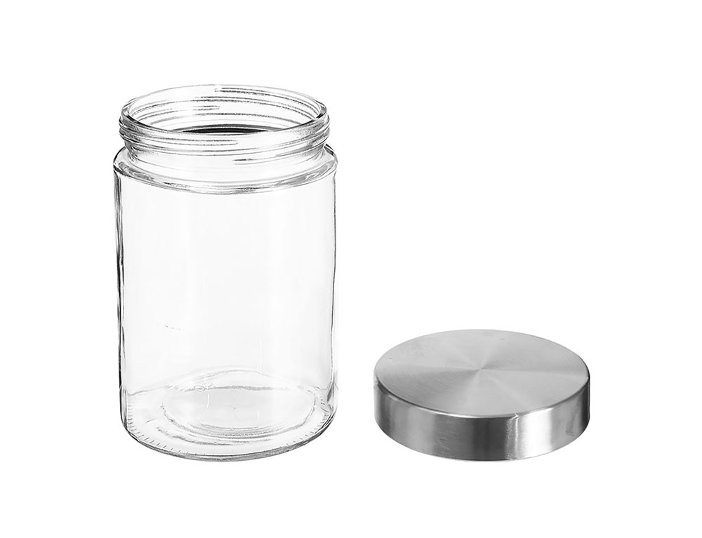Δοχεία Τροφίμων Jar Glass+Ss 1.2L Nixo 135297
