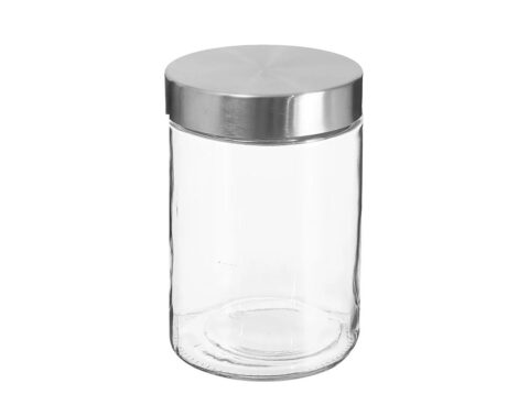 Δοχεία Τροφίμων Jar Glass+Ss 1.2L Nixo 135297