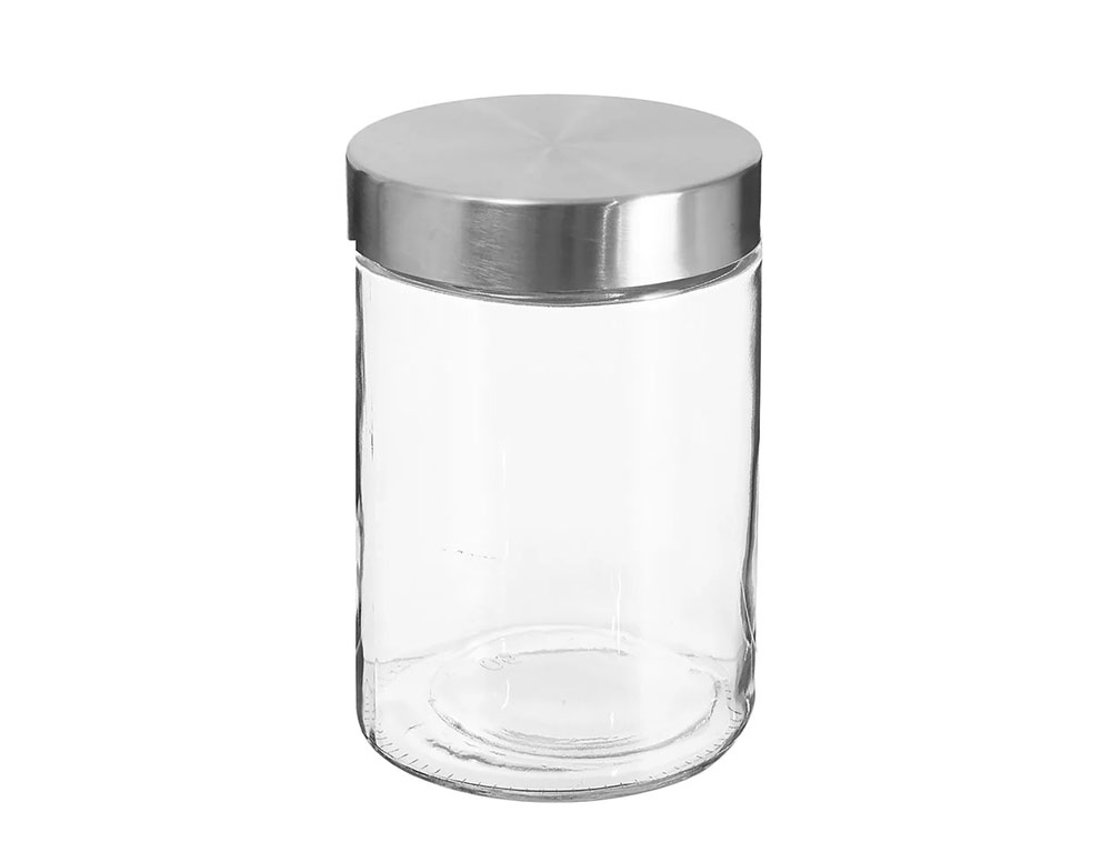 Δοχεία Τροφίμων Jar Glass+Ss 1.2L Nixo 135297