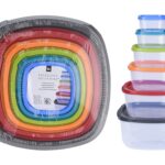 Δοχεία Τροφίμων Storage Boxes Eh 6Pcs With Lid 911000150