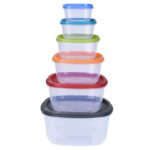 Δοχεία Τροφίμων Storage Boxes Eh 6Pcs With Lid 911000150