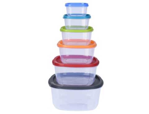 Δοχεία Τροφίμων Storage Boxes Eh 6Pcs With Lid 911000150