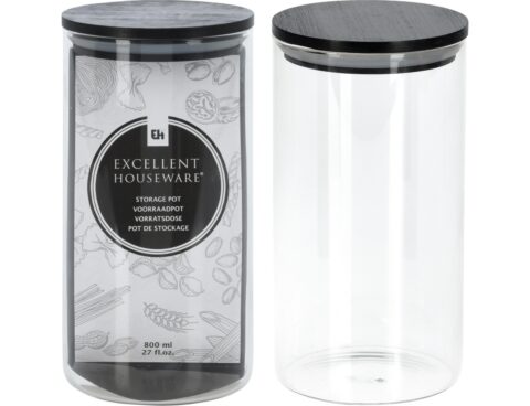 Δοχεία Τροφίμων Storage Jar 800Ml With Lid Cd1002500